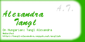 alexandra tangl business card